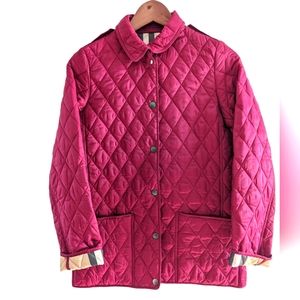 Burberry Girls 14y Diamond Quilted Jacket